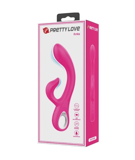 PRETTY LOVE - FRITZ VIBRADOR RABBIT 12 VIBRACIONES ROSA