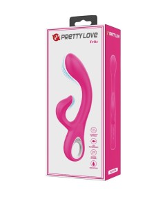 PRETTY LOVE - FRITZ VIBRADOR RABBIT 12 VIBRACIONES ROSA