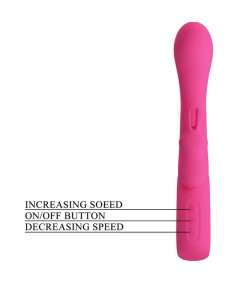 PRETTY LOVE - NOVAK VIBRADOR RABBIT 12 VIBRACIONES ROSA