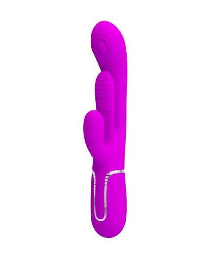 PRETTY LOVE - SHANIA TRIPLE VIBRADOR RABBIT MULTIFUNCIÓN ROSA