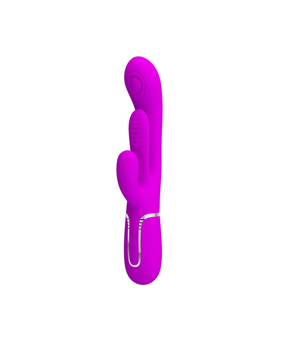 PRETTY LOVE - SHANIA TRIPLE VIBRADOR RABBIT MULTIFUNCIÓN ROSA