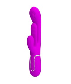 PRETTY LOVE - SHANIA TRIPLE VIBRADOR RABBIT MULTIFUNCIÓN ROSA