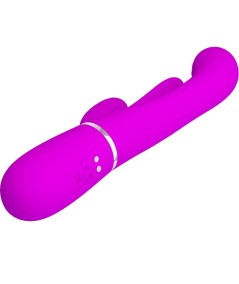 PRETTY LOVE - SHANIA TRIPLE VIBRADOR RABBIT MULTIFUNCIÓN ROSA