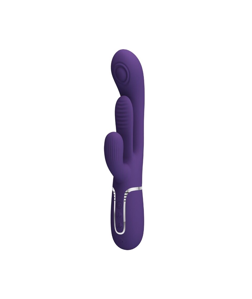 PRETTY LOVE - SHANIA TRIPLE VIBRADOR RABBIT MULTIFUNCIÓN MORADO