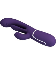 PRETTY LOVE - SHANIA TRIPLE VIBRADOR RABBIT MULTIFUNCIÓN MORADO