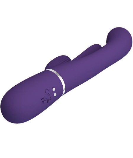 PRETTY LOVE - SHANIA TRIPLE VIBRADOR RABBIT MULTIFUNCIÓN MORADO