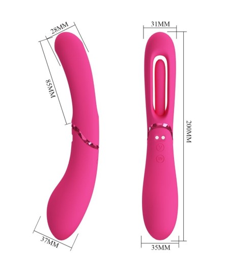 ROMANCE - LEXIE VIBRADOR PUNTO G 7 VIBRACIONES ROSA