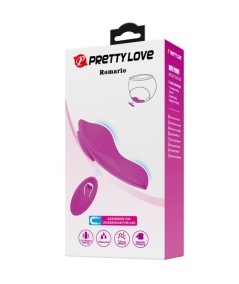 PRETTY LOVE - ROMARIO ESTIMULADOR LAY-ON CLÍTORIS CONTROL REMOTO ROSA